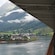 View of Olden from the deck of a cruiser in Norway